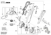 Bosch 3 600 HA5 301 Art 27 + Lawn Edge Trimmer 230 V / Eu Spare Parts